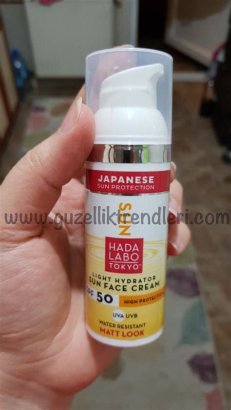 Hada Labo Tokyo Sun Güneş Yüz Kremi 50SPF Kullananların .